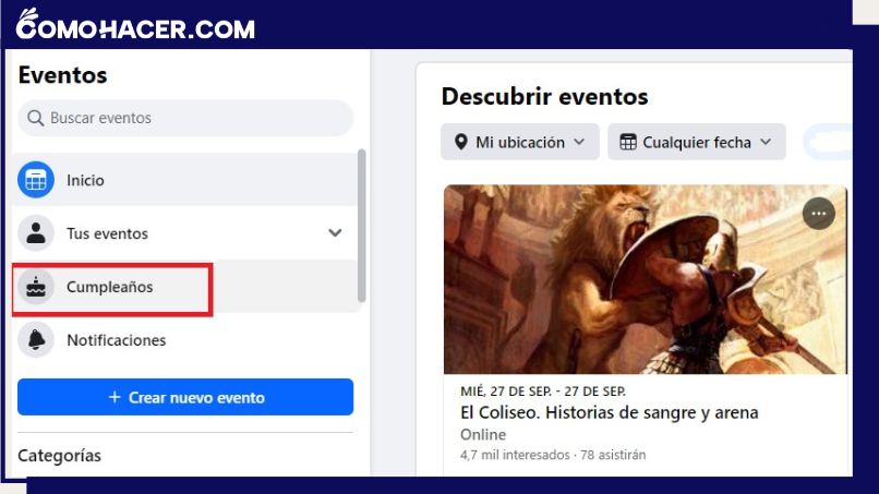 ¿Cómo ver los cumpleaños en Facebook? - Felicita a tus amigos de forma ...