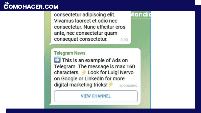 publicidad en Telegram