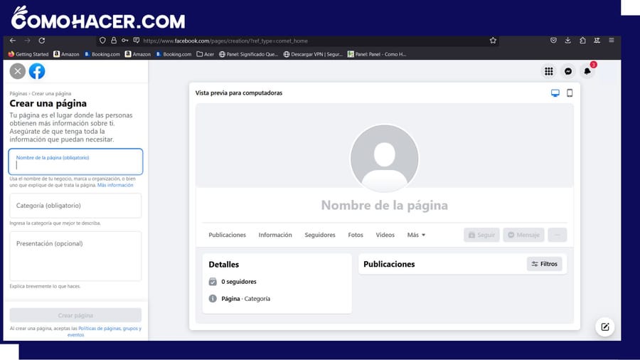 informacion pagina facebook monetizar