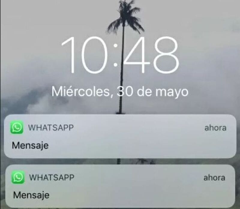 Ocultar notificaciones en WhatsApp